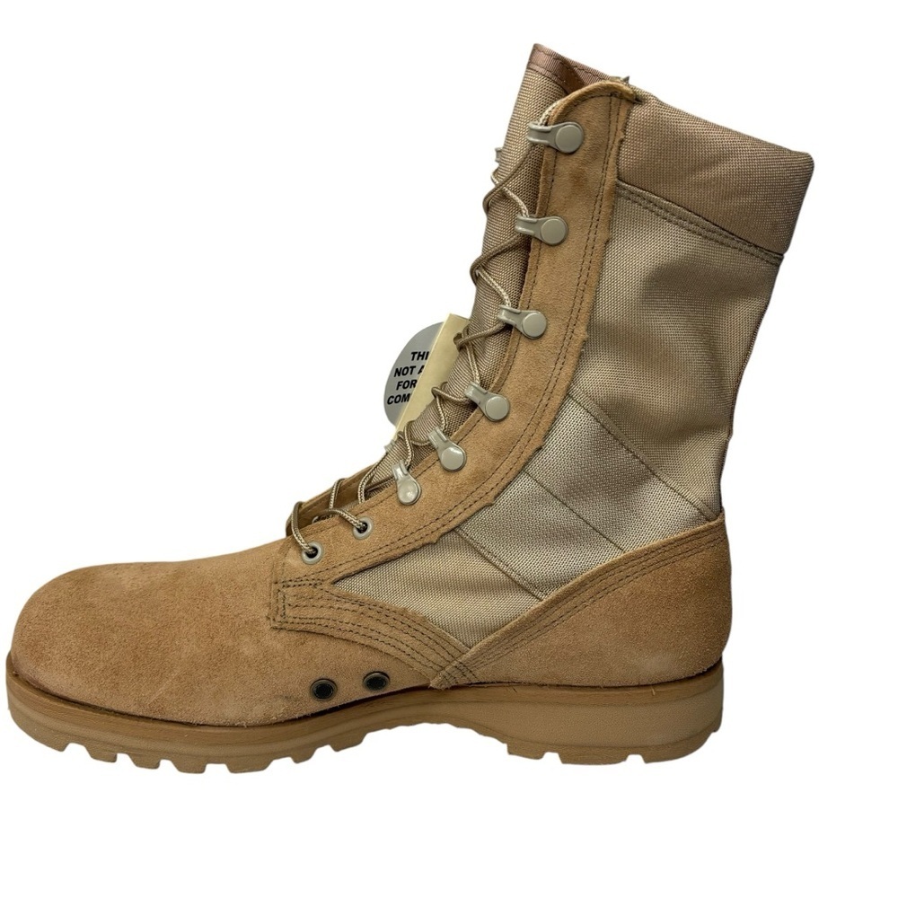 NEW Army Combat Boots Hot Weather Color Dessert Tan Size 12 R Medium Width - Picture 2 of 12